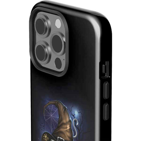 Halloween Cat and Jack O Lantern Pumpkin by Sarah Richter iPhone 15 Pro Impact Case